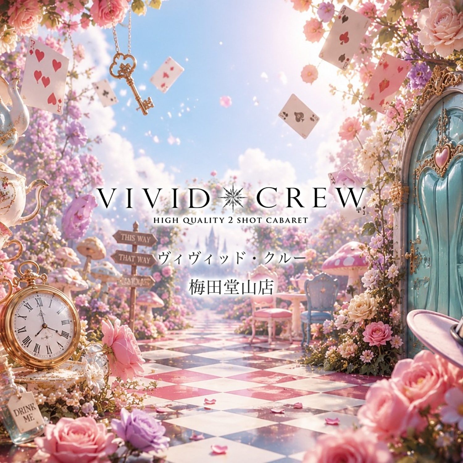 VIVIDCREW梅田堂山店のメインビジュアル